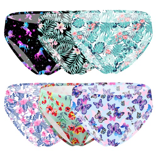 Girls Swim Bottom Swimwear Briefs UPF50+ Rash,Guard Bikini Bottoms Swimsuit - 第 4/108 張圖片