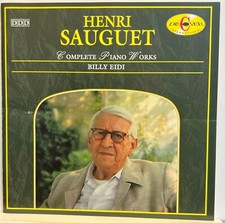 Henri Sauguet, Billy Eidi : Complete Piano Works CD 1994 Rare Very Good