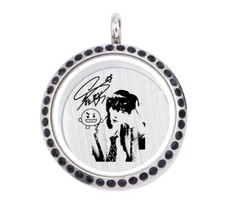 Suga BTS/ Shooky BT21 Inspired Theme Floating Memory Locket Necklace