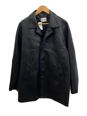 Monkey Time Leather Jacket Blouson/M/ Far/Blk/8325-186-1324 // 161 