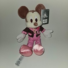 Mickey Mouse Plush 12" Disney Store Pink Suit Valentine's Day Gift w/TAG