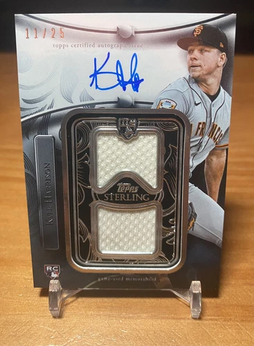 2024 Topps Sterling Kyle Harrison Dual Relic  Rookie Auto 11/25