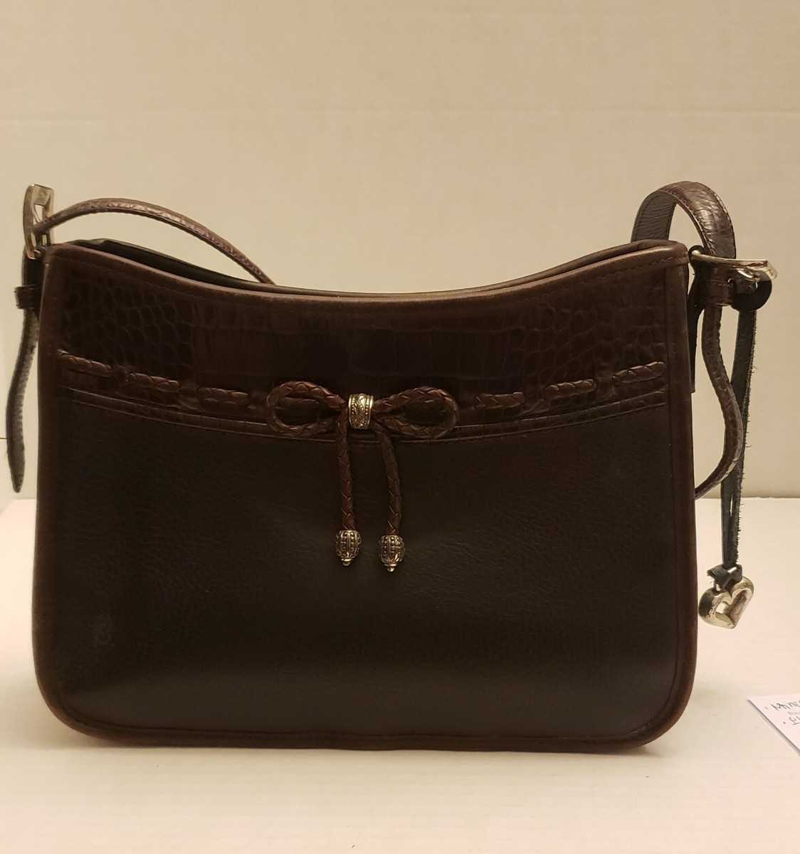vintage Brighton レザーショルダーバッグ VTG Brighton Classic Collection Leather Shoulder Bag Bow