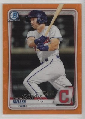 2020 Bowman Draft Orange Border 15/25 Owen Miller #BD-159 10yu