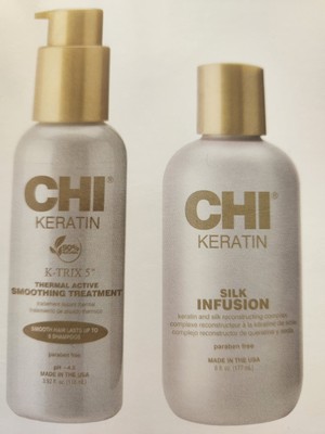 CHI Keratin Silk Infusion 6oz  & K- TRIX 5 3.92oz 2pk. NIB