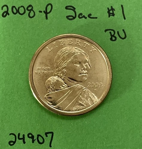 2008-P Sacagawea Dollar — photo from the most recent tracked eBay sale