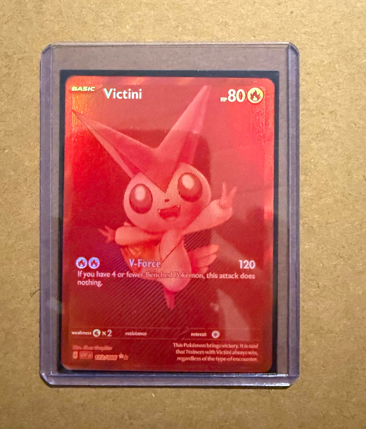 Victini 2025 Scarlet & Violet: White Flare #172/086 Black White