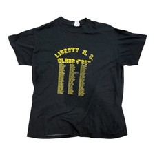Vintage Class T Shirt XL Made In USA 1985 Liberty High Sport-T By Stedman