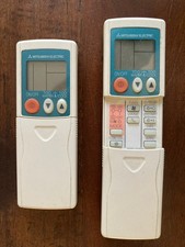 2 Telecomandi Originali Condizionatore Mitsubishi Type KP1A - 47 3M / 49 2M