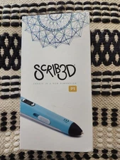 SCRIB3D P1 3D Printing Pen with Power Adaptor & 3 Starter Colors