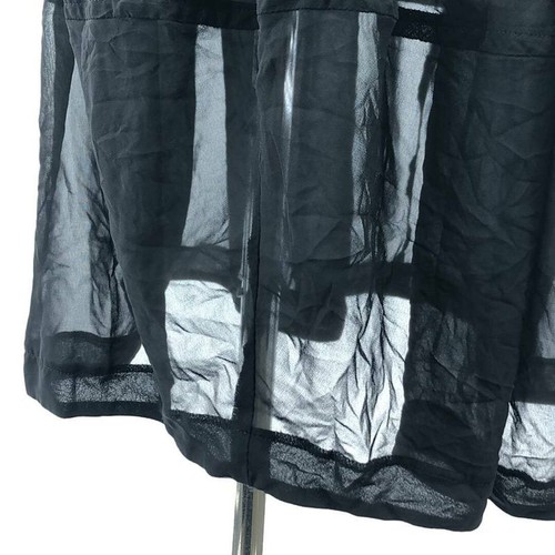 BLACK COMME des GARCONS 2022 SS Docking Hoodie See-through Dress S Used KLDR-0 - Picture 3 of 8