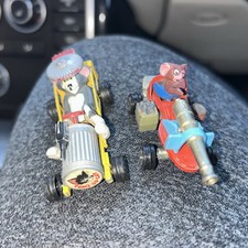 2 Corgi Juniors Whizzwheels Tom & Jerry - TOM'S GO-CAT & JERRY'S BANGER