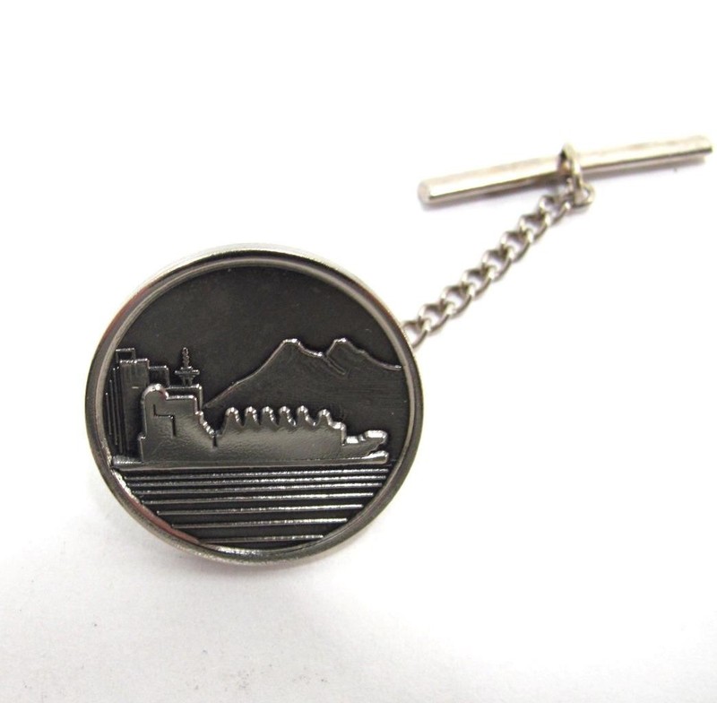 Vintage 1988 John Deere Vancouver Tie Tack Pin Lookout Skyline Advertising