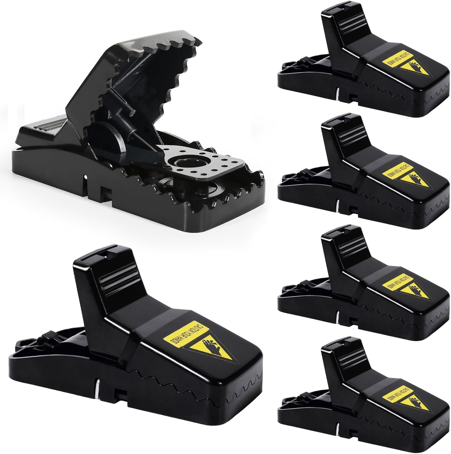 6 Pack Mouse Traps Indoor for Home, Mice Traps for House, Reusable Mouse Trap
