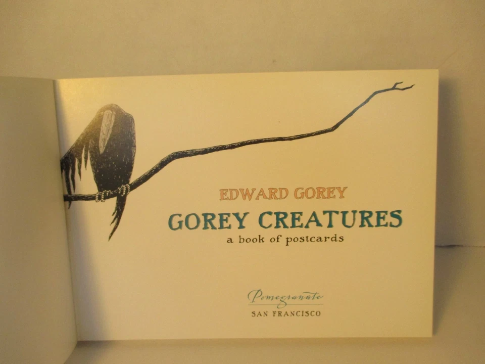 EDWARD GOREY / GOREY CREATURES 2008 pb Pomegrante contains 30 postcards - Image 3 of 4