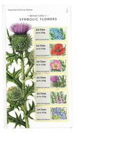 2014  ROYAL MAIL POST AND GO SYMBOLIC FLOWERS SPECIAL PACK NUMBER 16