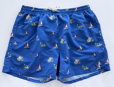 Polo Ralph Lauren Men's Big  Tall  Sur La Plage  Traveler Swim Trunks 2XB NWOT