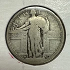 1917-D Type 1 Standing Liberty Quarter VG Details
