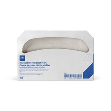 PAPER TOILET SEAT COVERS, 250/BOX