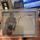 Fleer/SkyBox Fleer Autographics Allen Iverson Auto 143/250 2000 76ers