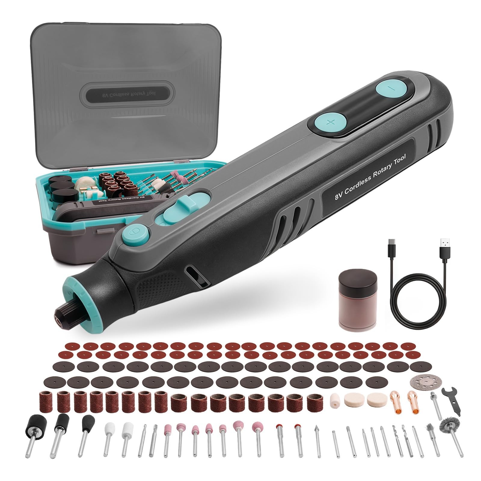 Bluemars 8V Rotary Tool: Design Ergonomico e Potenza Cordless