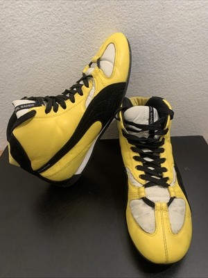 Jil Sander Z Puma Suede Leather High Top Y2k Yellow Men Sz 8 EU 41 UK 7