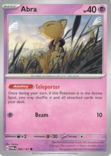 Abra 080/167 Common Twilight Masquerade Pokemon Near Mint
