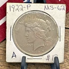 1922-P PEACE SILVER DOLLAR 90% Silver ~ A