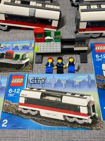 Lego City 7897 Train With Instructions Figures & Extra Trains See Description