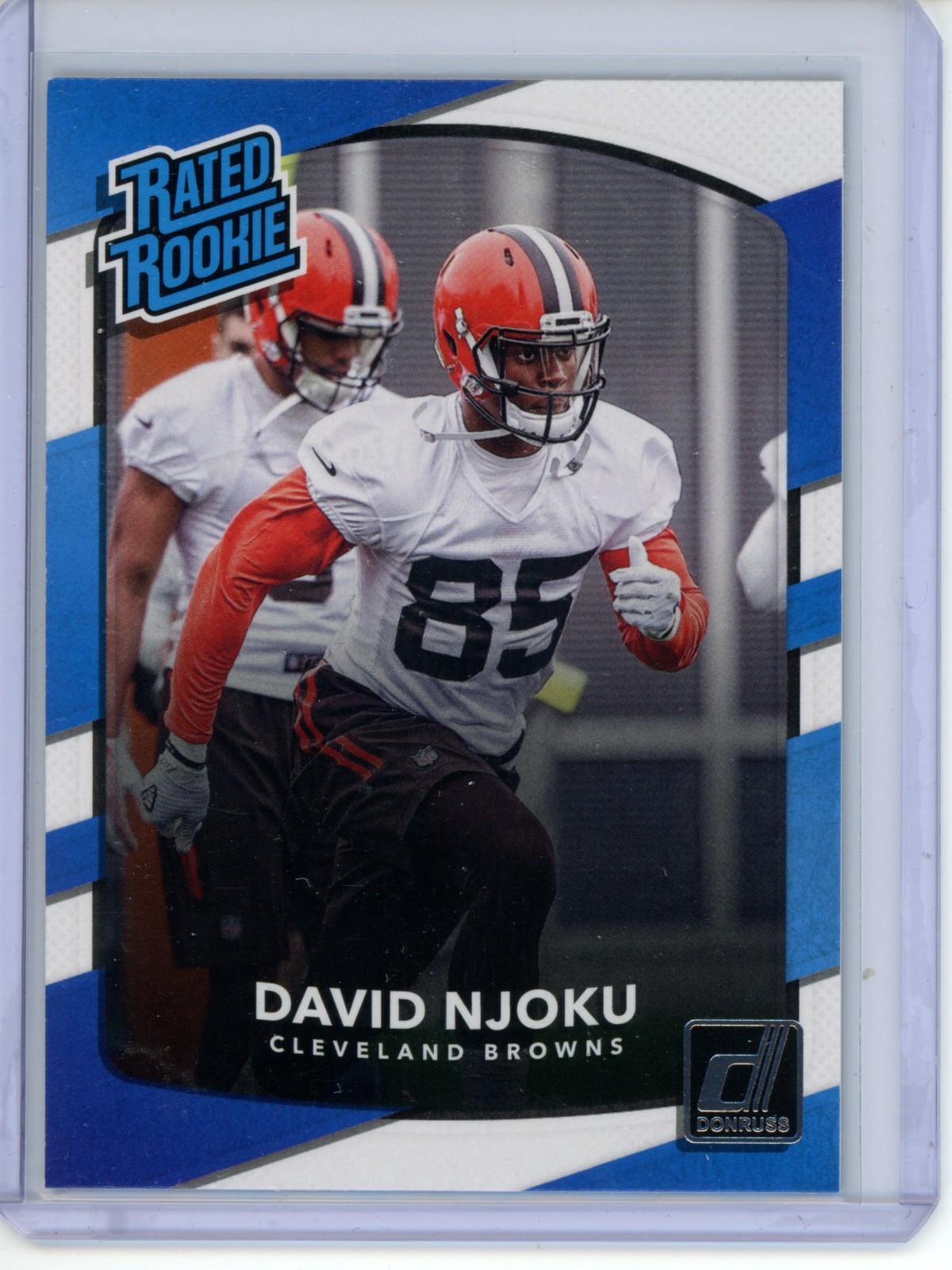 2017 Panini Donruss - #314 David Njoku (RC) Rated Rookie Cleveland Browns