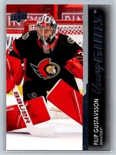 2021-22 Upper Deck Young Guns Filip Gustavsson RC Ottawa Senators #225