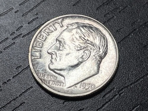 1950-P Roosevelt Dime Proof — photo from the most recent tracked eBay sale
