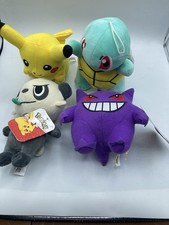 Pokemon Nintendo Game Freak Lot Pikachu Plush Stuffed Animals Some NEW NWT