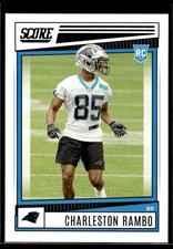 2022 Score Charleston Rambo RC Carolina Panthers #398