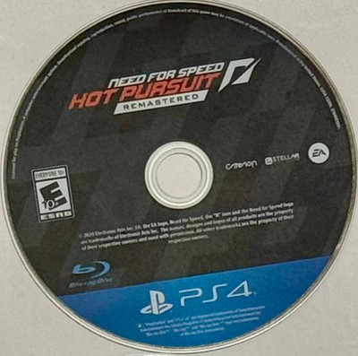 Need For Speed Hot Pursuit Remastered PS4 Sony PlayStation 4 - Disc Only