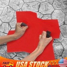 FLOWER RUBBER Concrete Stamp Stone Texture Mat Imprint Printing Cement Sidewalk