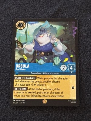 Ravensburger Lorcana Ursula - Deal Maker 161/204 Foil The First Chapter EN