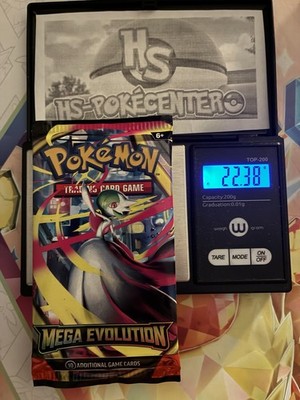 (HEAVY) 22.38g Pokemon TCG Mega Evolution Booster Pack (SEALED) 