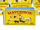 Vintage 1960s Lesney Matchbox #43 PONY TRAILER Original BOX ONLY Very Nice!