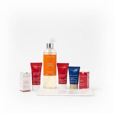 Clarins Total Eye Lift Multi-Active Nuit Skincare Set $136 Value | NEW