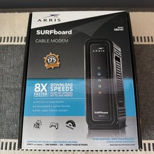 Black Arris Surfboard Cable Modem Model SB6141 In original packaging