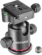 Neewer Professional Metal 360 Degree Rotating Panoramic Ball Head with 1/4 Inch