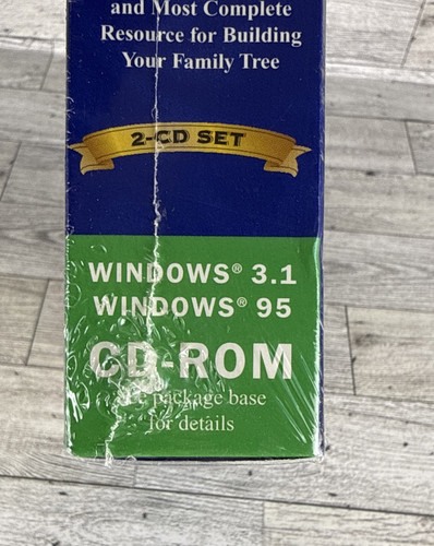 1998 Broderbund Family Tree Maker 2-CD Set Version 4 Windows 95/3.1 New Sealed - Picture 8 of 15