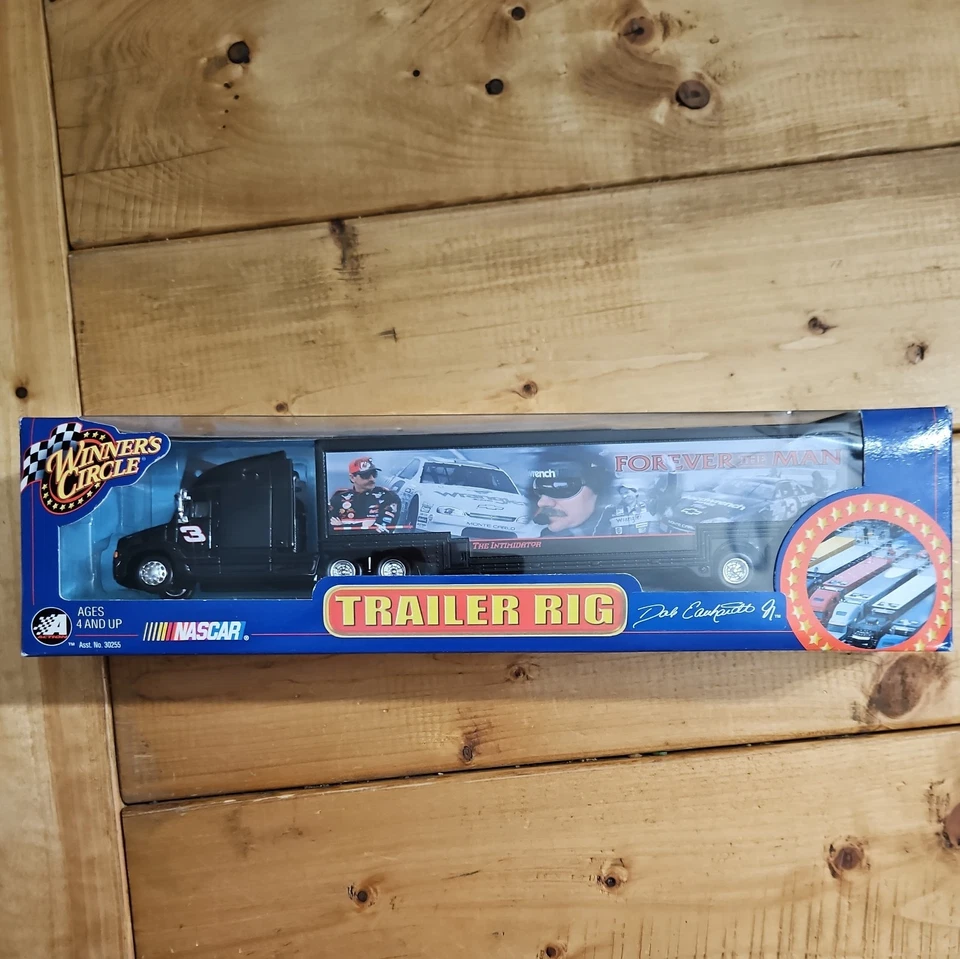 Plataforma de remolque diecast Winner's Circle #3 Earnhardt Sr Forever the Man 1:64 2002 Foto 3 de 3