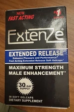 Extenze Male Enhancement Maximum Strength 30 CNT Extended Release EXP-7/2026