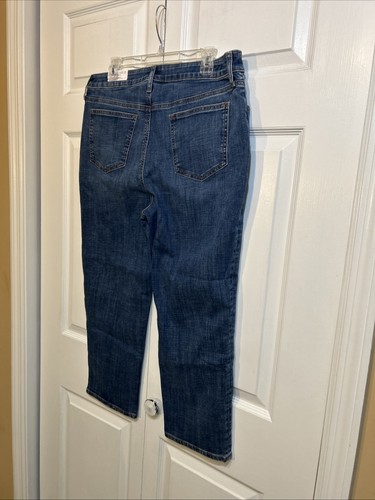 NWT Chico’s So Slimming Girlfriend Crop Jeans Denim Size 2.5 US 14 Rimini Indigo - Picture 7 of 10