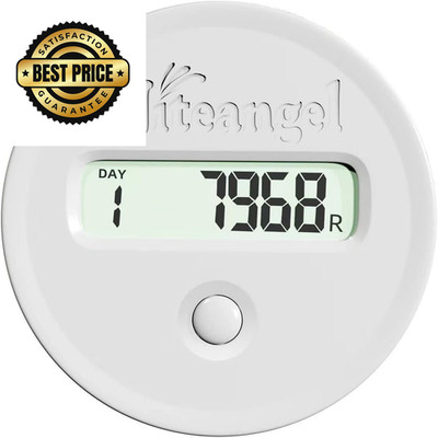 Niteangel Accurately Hamster Wheel Pedometer- Small Animal Step 8'', White 