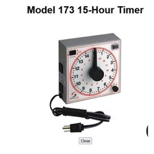 GraLab 173  15-Hour Timer, 120v/60/1-ph w/ 2 115v/60/1-ph Accessory Outlets