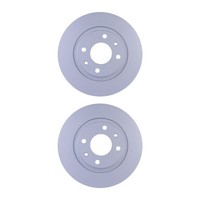 2 Bremsscheiben Voll Ø 66 Mm 13 Mm Hella Passend FüR U.A. Peugeot Partner