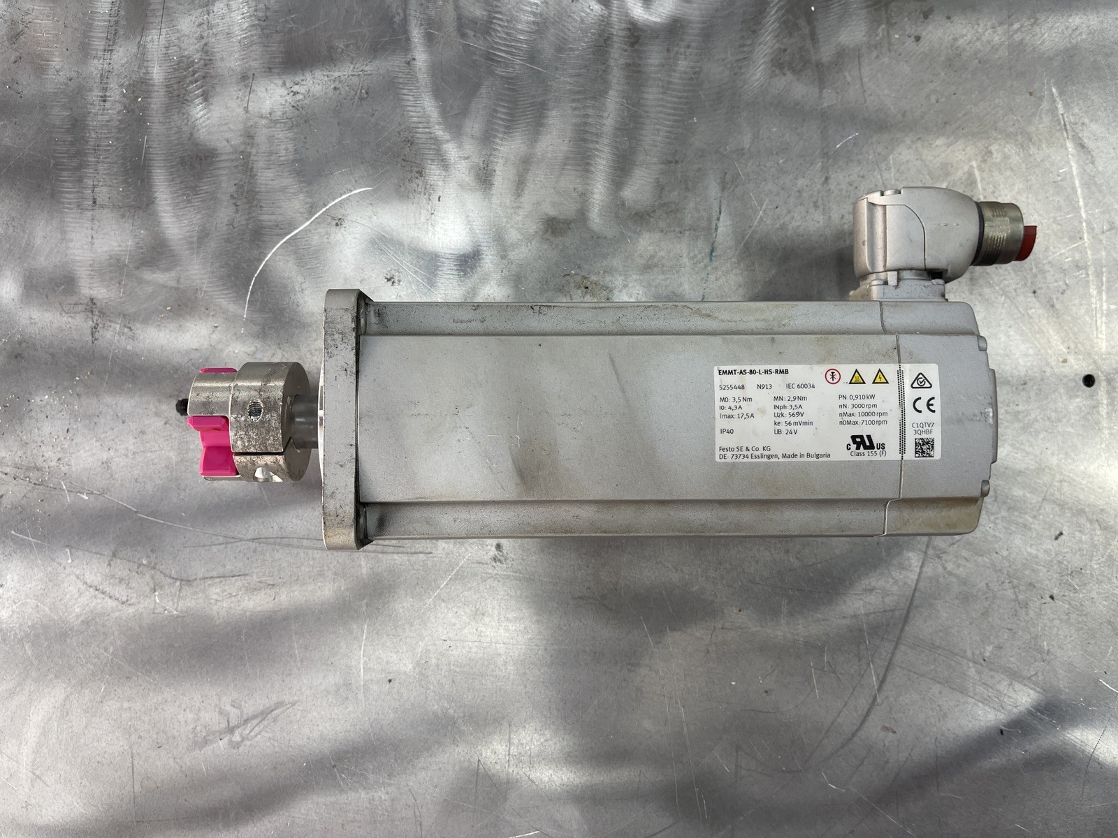 Festo EMMT-AS-80-L-HS-RMB servo motor 5255448